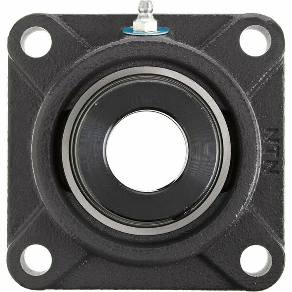 Ntn Mounted Unit Cast Iron, Wide Inner Ring, Set Screw Type, 4-Bolt Square Flange UCF2071030
